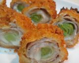 1本揚げ！葉玉ねぎのチーズin肉巻き作り方4写真