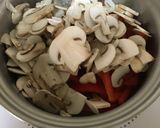 キノコとパプリカのピクルス作り方1写真