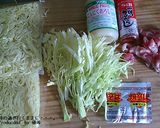 ぴりカラ、にんにく焼きそば作り方3写真