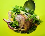 漬けて焼くだけ♡ニラ漬けチキン作り方1写真