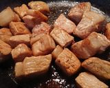 香ります✨豚肩ロースの柚子醤油炒め作り方4写真