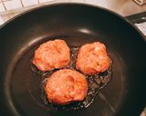 卵ミルクなしのふんわりハンバーグ作り方4写真