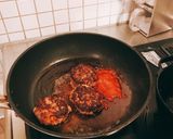 卵ミルクなしのふんわりハンバーグ作り方5写真
