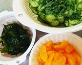 胡瓜と青じその酢の物～お酢好きさんへ～作り方1写真