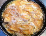 節約簡単！麺つゆで絹厚揚げの卵とじ作り方5写真
