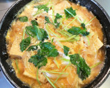 節約簡単！麺つゆで絹厚揚げの卵とじ作り方6写真