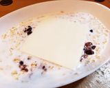 レンジで簡単☆小豆とチーズのオートミール作り方6写真