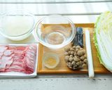 白菜と豚バラのミルフィーユ鍋作り方1写真