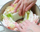 白菜と豚バラのミルフィーユ鍋作り方3写真