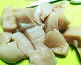 鍋に！鶏胸肉の簡単フードプロセッサー団子作り方1写真