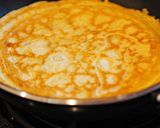 桜えびとセロリのぺったん焼き作り方6写真