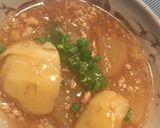 ♡新じゃがと大根のそぼろ餡煮♡作り方6写真