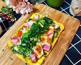 糖質制限 サラダチキンクラストピザ作り方7写真