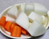 鶏手羽元と根菜で洋風おでん?和風ポトフ?作り方1写真
