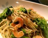ブロッコリーと小えびの香味オイル パスタ作り方9写真