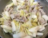 白菜と豚肉の炒め物作り方14写真