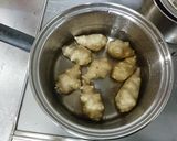 ふわふわ菊芋ほたる揚げ作り方2写真