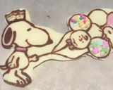 キャラケーキ(プレート)スヌーピー作り方6写真