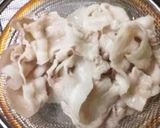 柔らか♡豚しゃぶサラダ♡梅のごまダレ♡作り方1写真