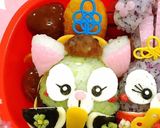 ジェラトーニ&ステラルーひな祭りキャラ弁作り方3写真