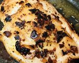 鶏むね肉まるごとのガーリックステーキ作り方3写真