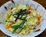 豆腐の玉子丼風作り方4写真