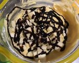 簡単☆チョコソースでマーブルカップケーキ作り方6写真