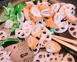 ごぼう天とレンコンの甘酢炒め作り方3写真