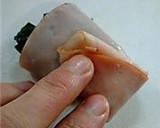 お弁当♪ほうれん草ソテーのハム巻き作り方5写真