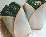お弁当♪ほうれん草ソテーのハム巻き作り方6写真
