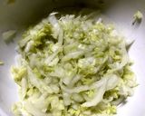 塩もみ白菜とひき肉のご飯のお供作り方2写真