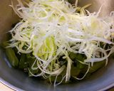 茎わかめのコチュジャンねぎ。作り方4写真
