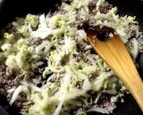 塩もみ白菜とひき肉のご飯のお供作り方6写真