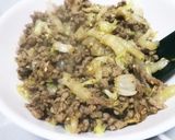塩もみ白菜とひき肉のご飯のお供作り方8写真