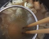 ロマネスコの芯の味噌汁作り方8写真