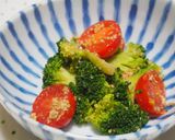 ブロッコリーとプチトマトの胡麻和え♪作り方4写真