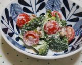 ブロッコリーとプチトマト粉チーズのサラダ作り方4写真