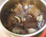 スペアリブの赤ワイン&柑橘煮。作り方6写真