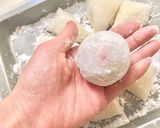 電子レンジで簡単！白玉粉で いちご大福作り方15写真