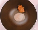 お湯を注ぐだけで美味い！韓国のりの味噌汁作り方1写真