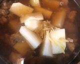 ほっこりあったか鶏と大根のねぎ生姜スープ作り方5写真