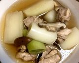 ほっこりあったか鶏と大根のねぎ生姜スープ作り方7写真