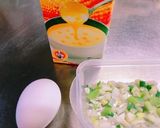 市販のコーンスープで、中華コーン卵スープ作り方1写真