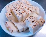 ブロッコリースプラウトと焼き豆腐のサラダ作り方1写真