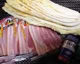 白菜とベーコンのミルフィーユスープ仕立て作り方1写真
