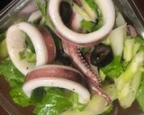 いかとセロリのオリーブマリネ作り方5写真