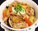 簡単★わたしのすき焼き風♡丼作り方6写真