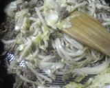 ミンチカレー焼きうどん(*^0^*)♪!作り方1写真