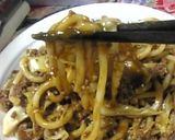 ミンチカレー焼きうどん(*^0^*)♪!作り方3写真