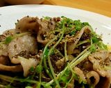もずく楽部★豚と豆苗のもずくマヨ炒め作り方4写真
